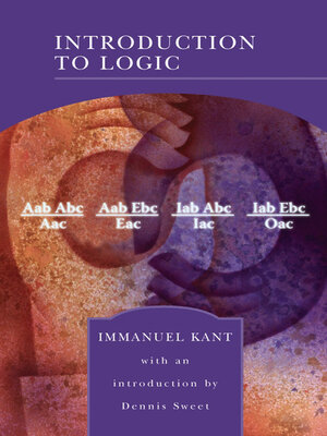 cover image of Introduction to Logic